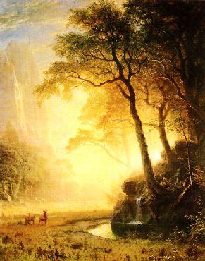 Albert Bierstadt Hetch Hetchy Canyon Sweden oil painting art